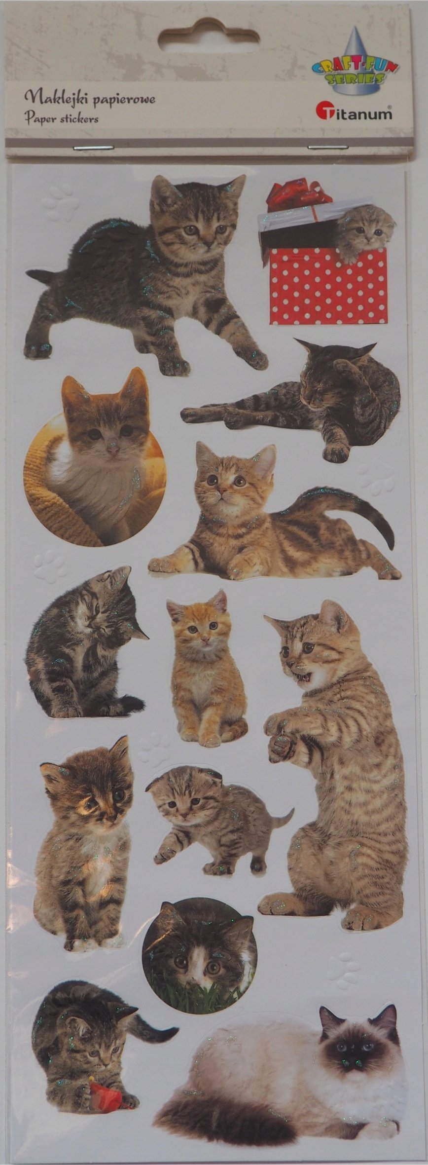 Titanum Naklejki papierowe koty