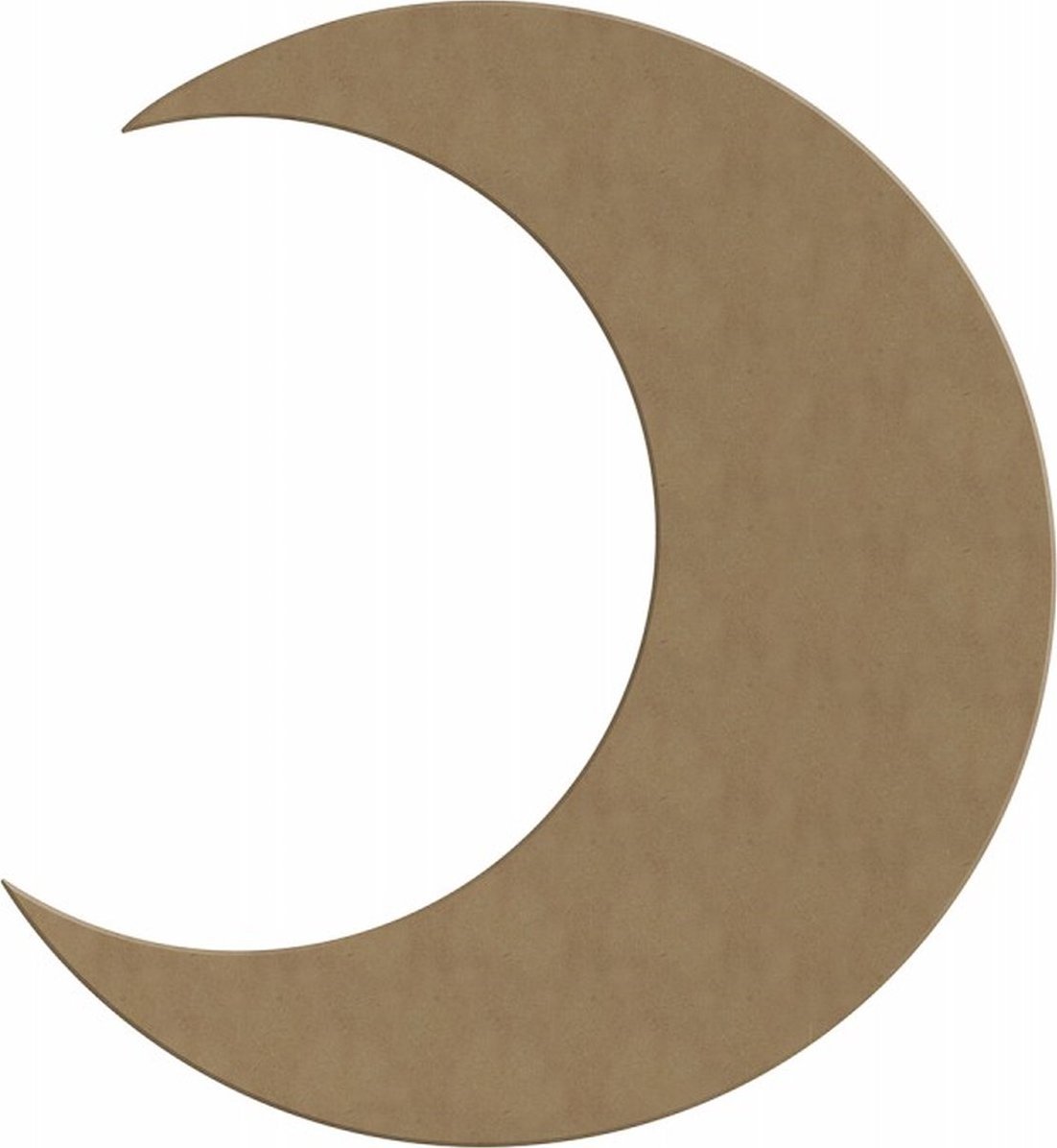 Dekoracja z MDF Księżyc 26 cm