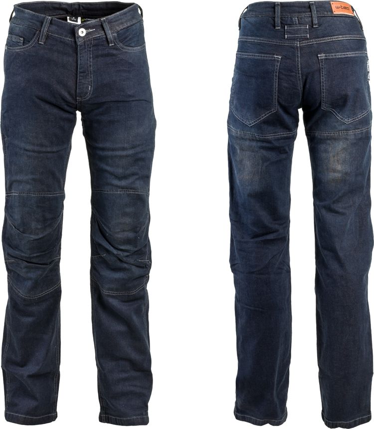 W-Tec Spodnie motocyklowe męskie Pawted ciemnoniebieskie r. 3XL (14799-3XL)