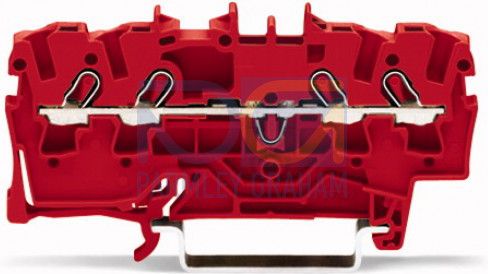 Wago Złączka 4-przewodowa 1,5mm2 czerwona TOPJOBS (2001-1403)