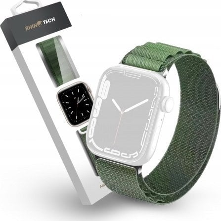 RhinoTech RhinoTech řemínek Ultra Alpine Loop pro Apple Watch 42/44/45/49mm zelená