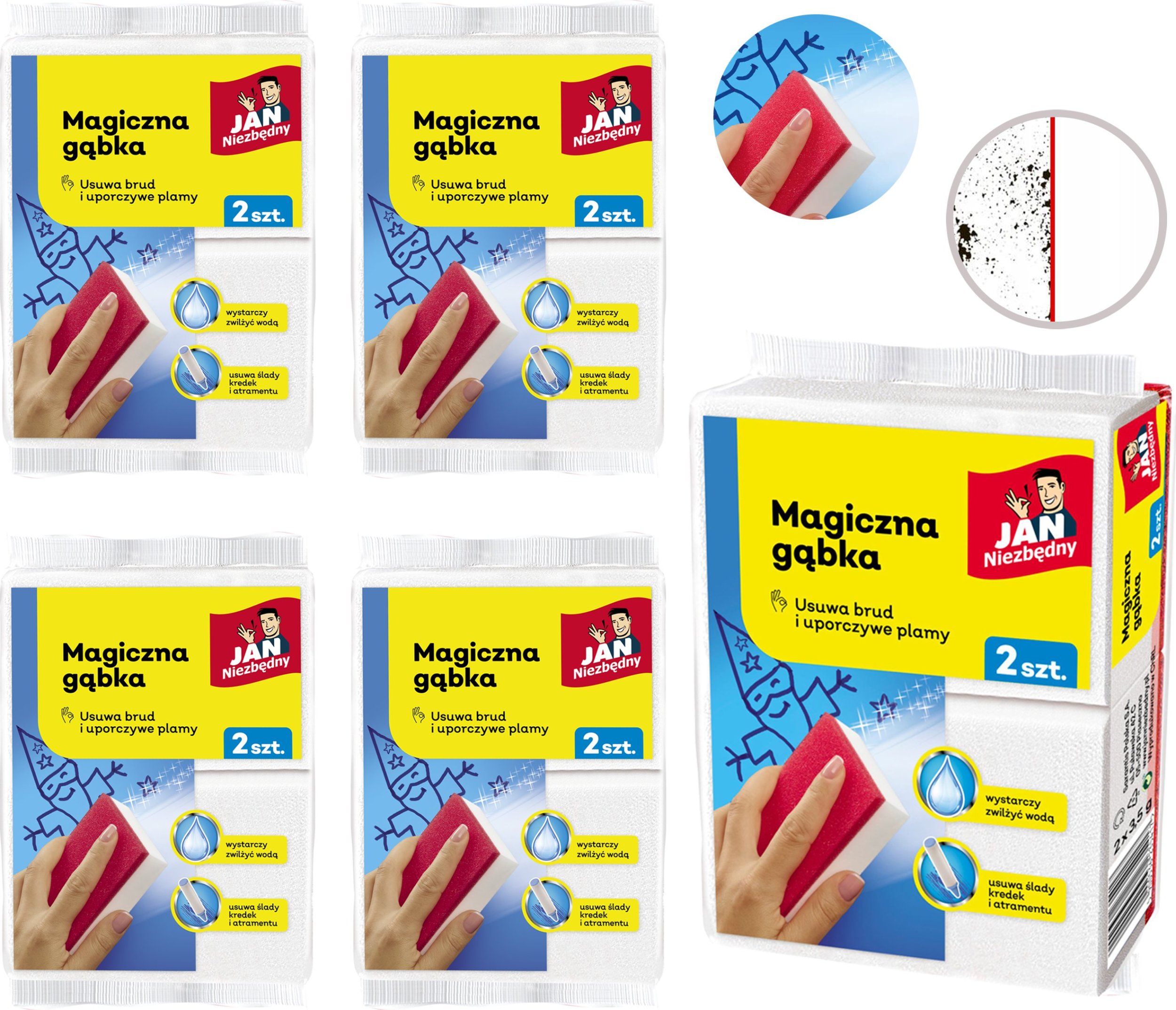 Jan Niezbędny Magiczna Gąbka 10 szt.