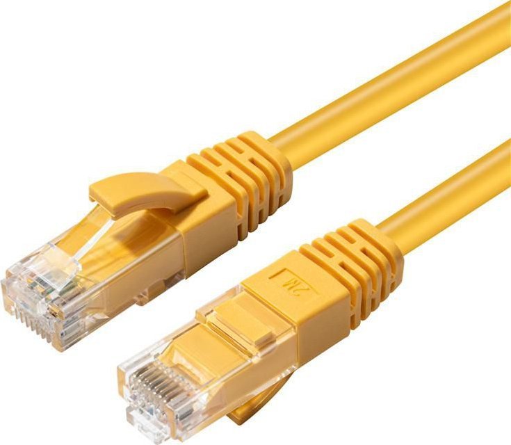 Microconnect MC-UTP6A0015Y kabel sieciowy Żółty 0,15 m Cat6a U/UTP (UTP)