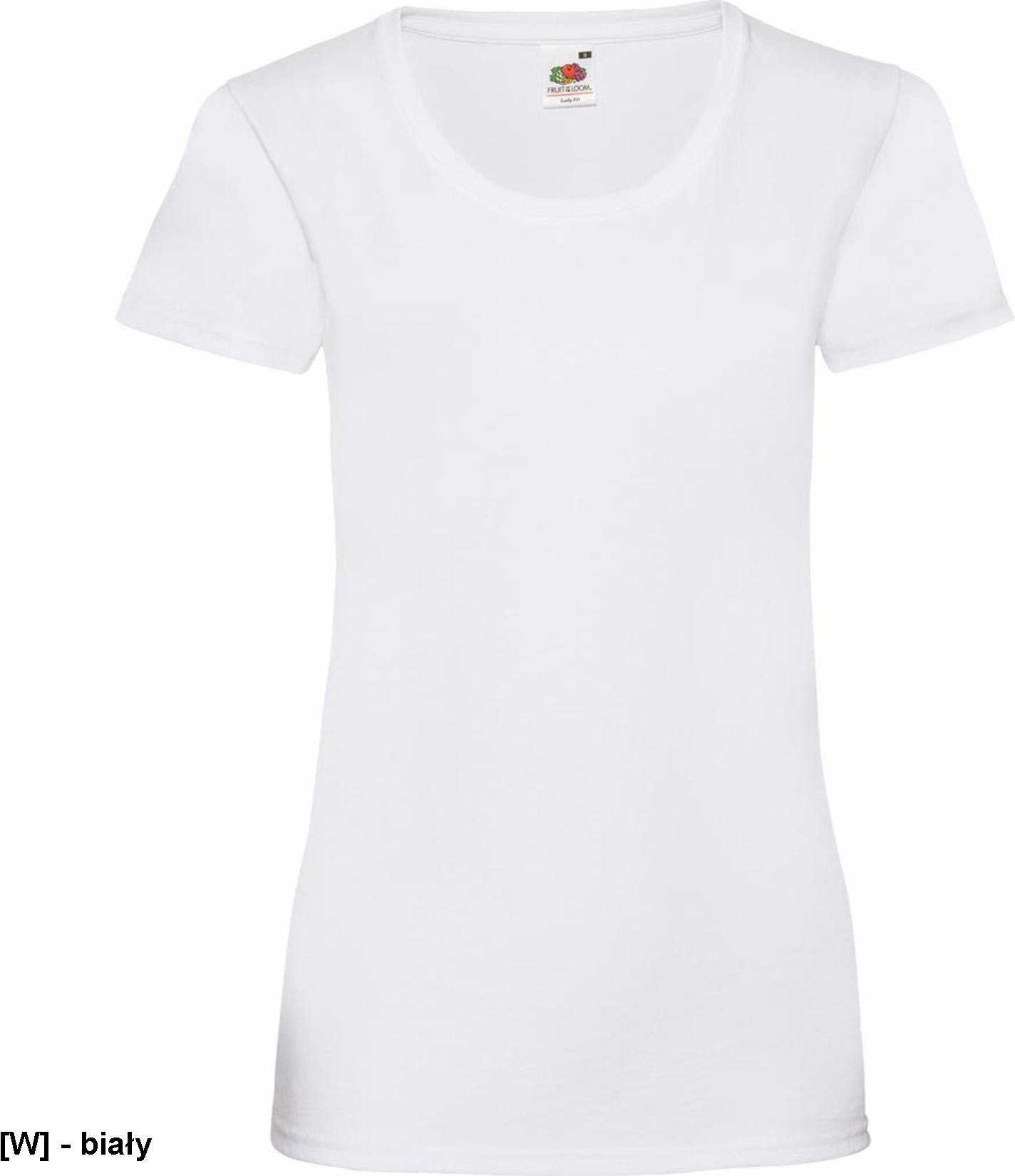 FOTL-613720 - Koszulka Valueweight T z krótkim rękawem, damska - biały M