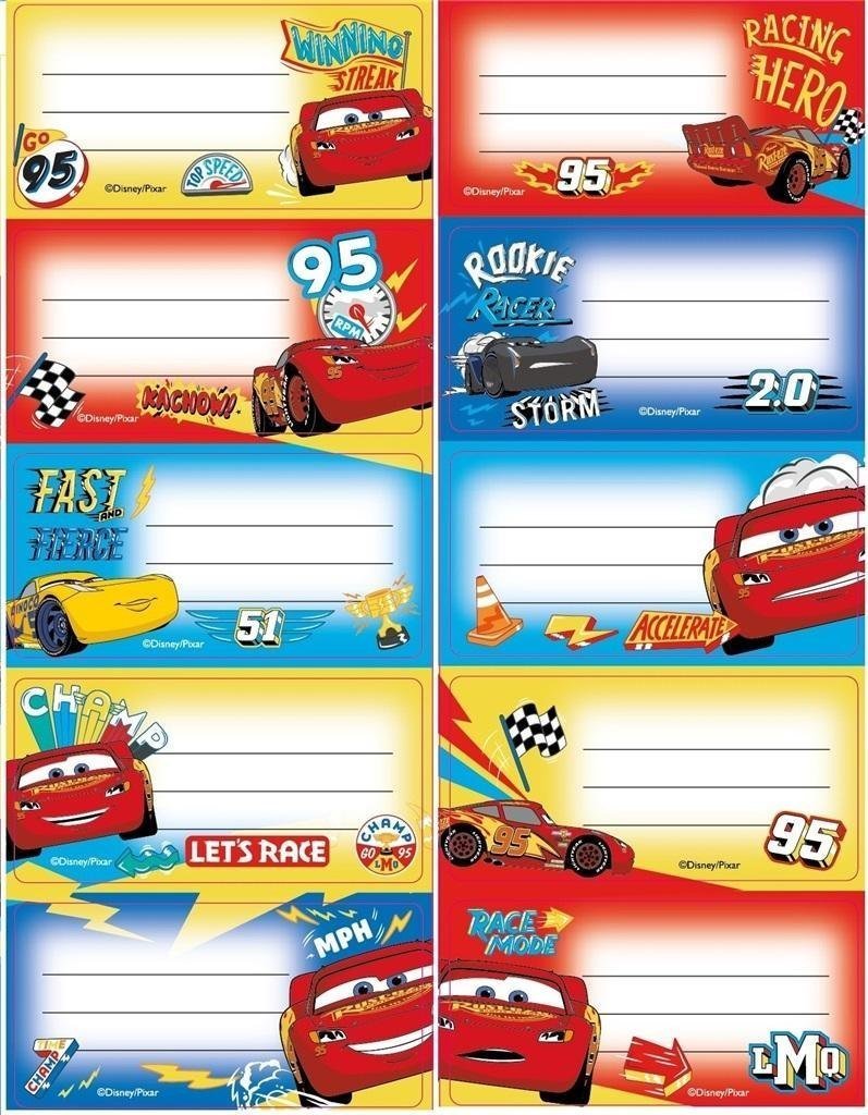 Beniamin Naklejki na zeszyty Cars