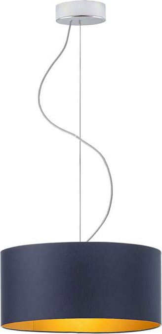 Lampa wisząca Lumes Żyrandol glamour z abażurem 30 cm - EX845-Hajfo - wybór kolorów Granatowy