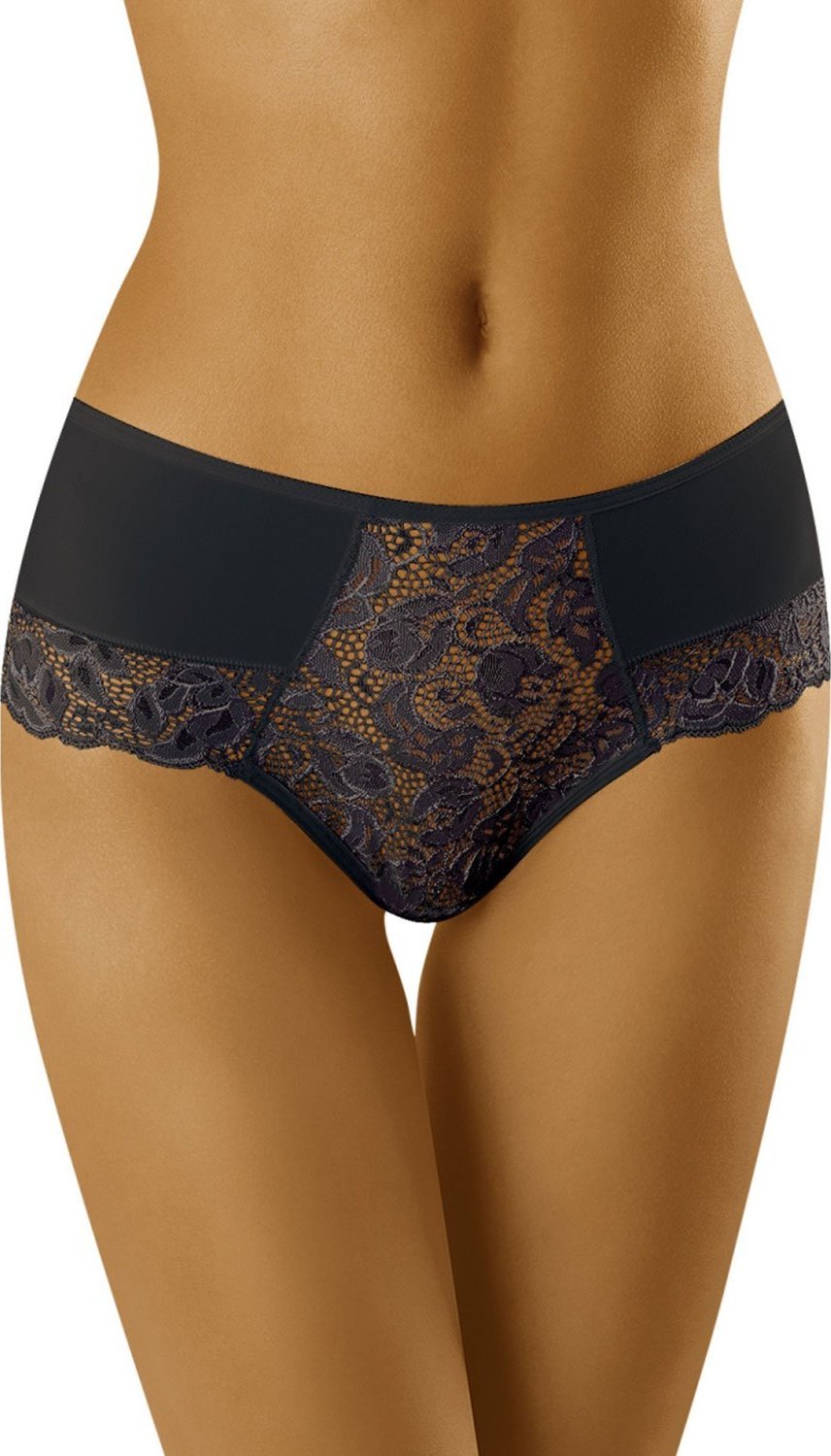 Wolbar Wol-Bar Baha czarny M Majtki figi