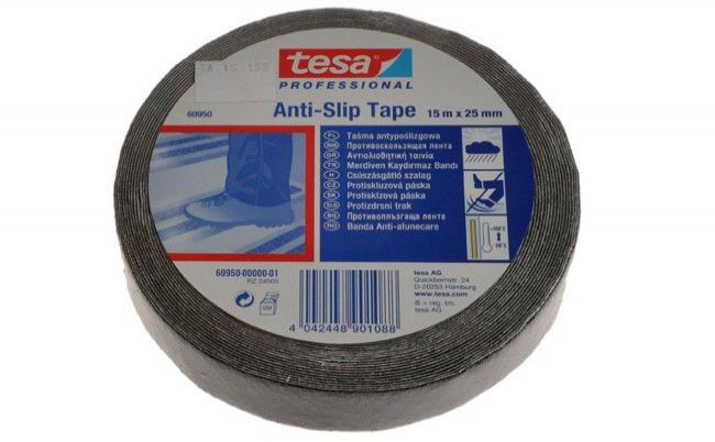 Tesa Profesjonalna taśma antypoślizgowa 15m x 25mm, czarna (H6095000)
