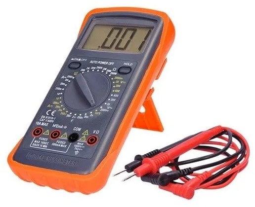 Solight multimetr, max. AC 600V/10A, max. DC 600V/10A, test diody, bzučák, hFE, kapacita, odpor