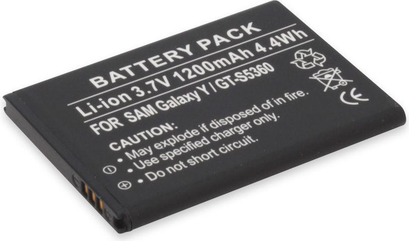 Bateria Ansmann Li-Ion, 1200 mAh, do Samsung Galaxy Y GT-5360 (1420-0009)