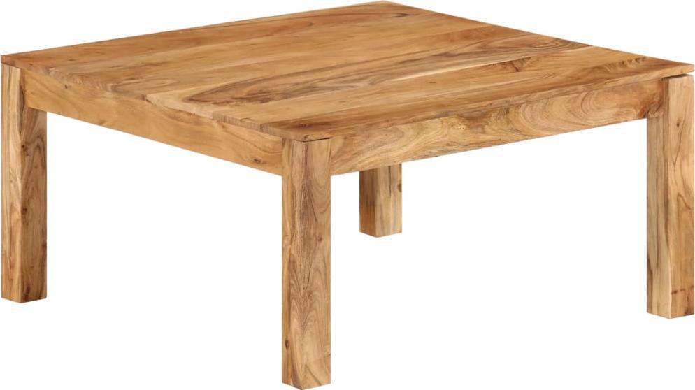 vidaXL Stolik kawowy, 80 x 80 x 40 cm, lite drewno akacjowe