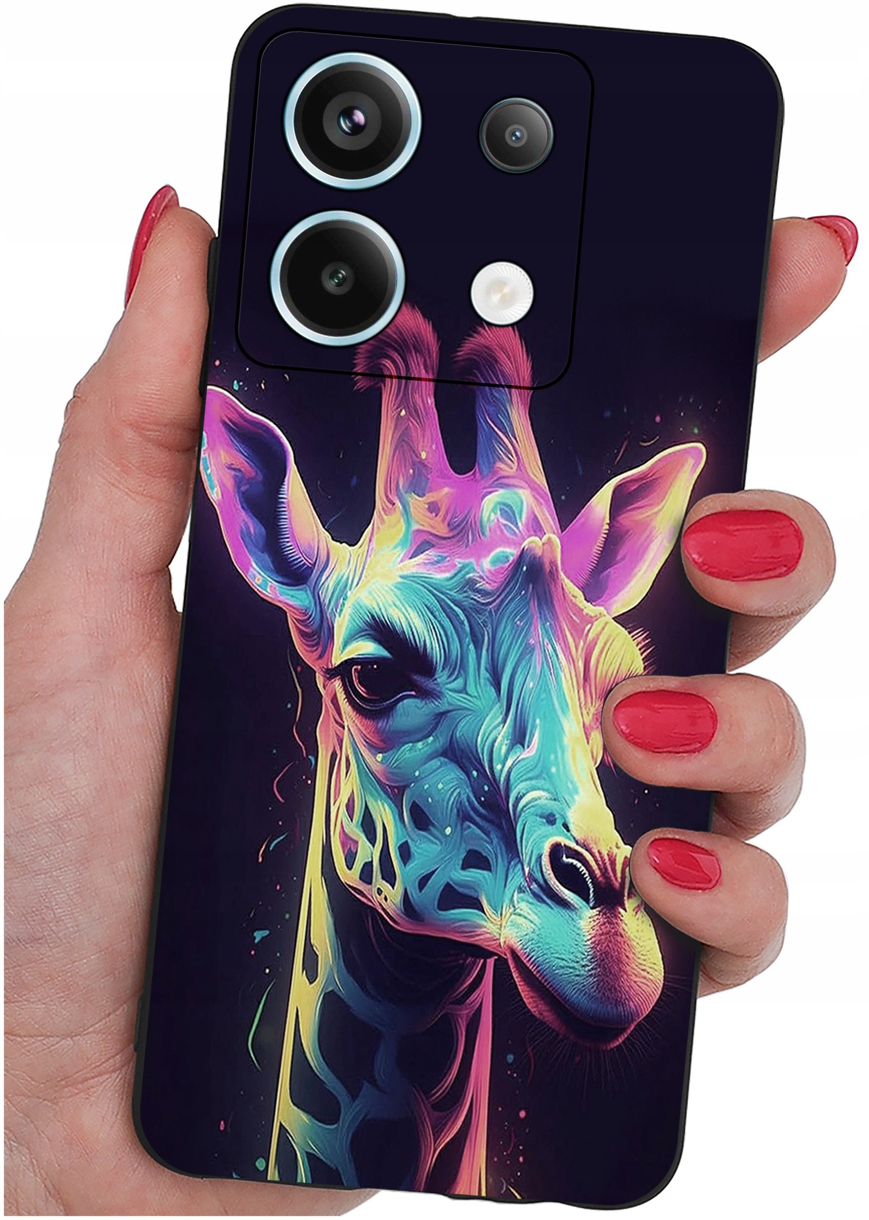 ETUI do Xiaomi Redmi Note 13 Pro 5G WZORY |SILIKONOWE MATT CASE +SZKŁO 9H