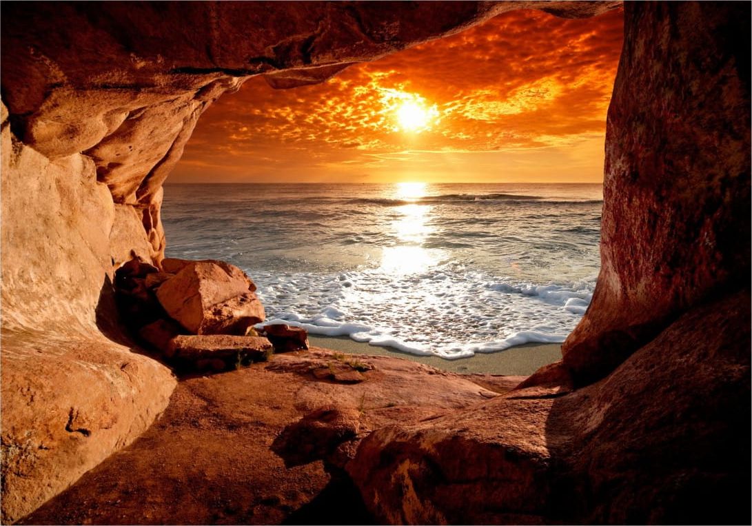 DecoNest Fototapeta - Wyjście z jaskini - 350X245