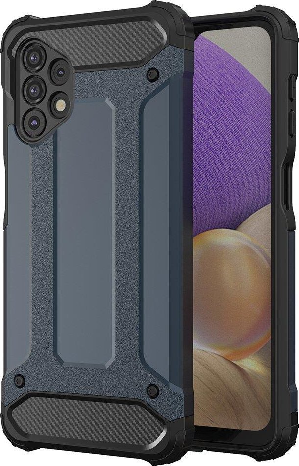 Hurtel Hybrid Armor pancerne hybrydowe etui pokrowiec Samsung Galaxy A23 niebieski