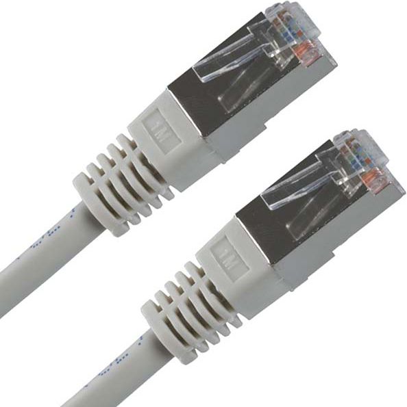 Patchcord, FTP, Cat.5e, 25m, szary
