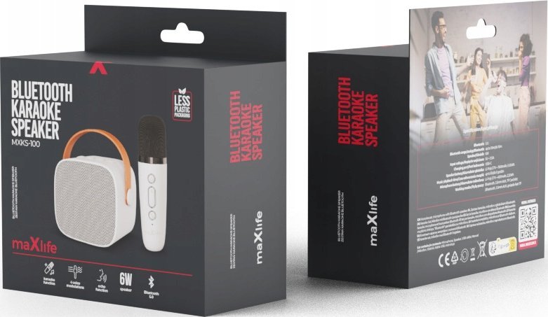 Głośnik MaxLife Karaoke speaker-microphone MAXLIFE, wh