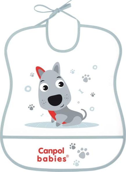 Canpol Śliniak plastikowy miękki Piesek 2/919 Canpol babies