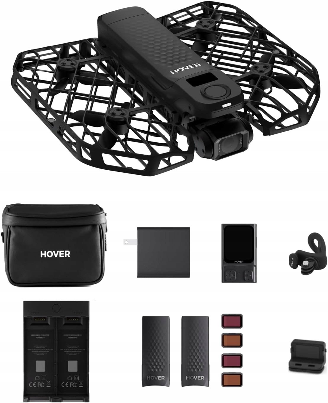 ZESTAW Cycling Combo HOVERAir X1 PROMAX 8K dron z kamerą 42 km/h 10 trybów