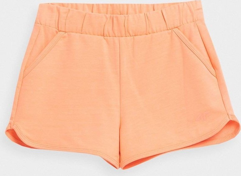 4f Spodenki 4F Jr 4FJSS23TSHOF099 : Kolor - Pomarańczowy, Rozmiar - 140 cm