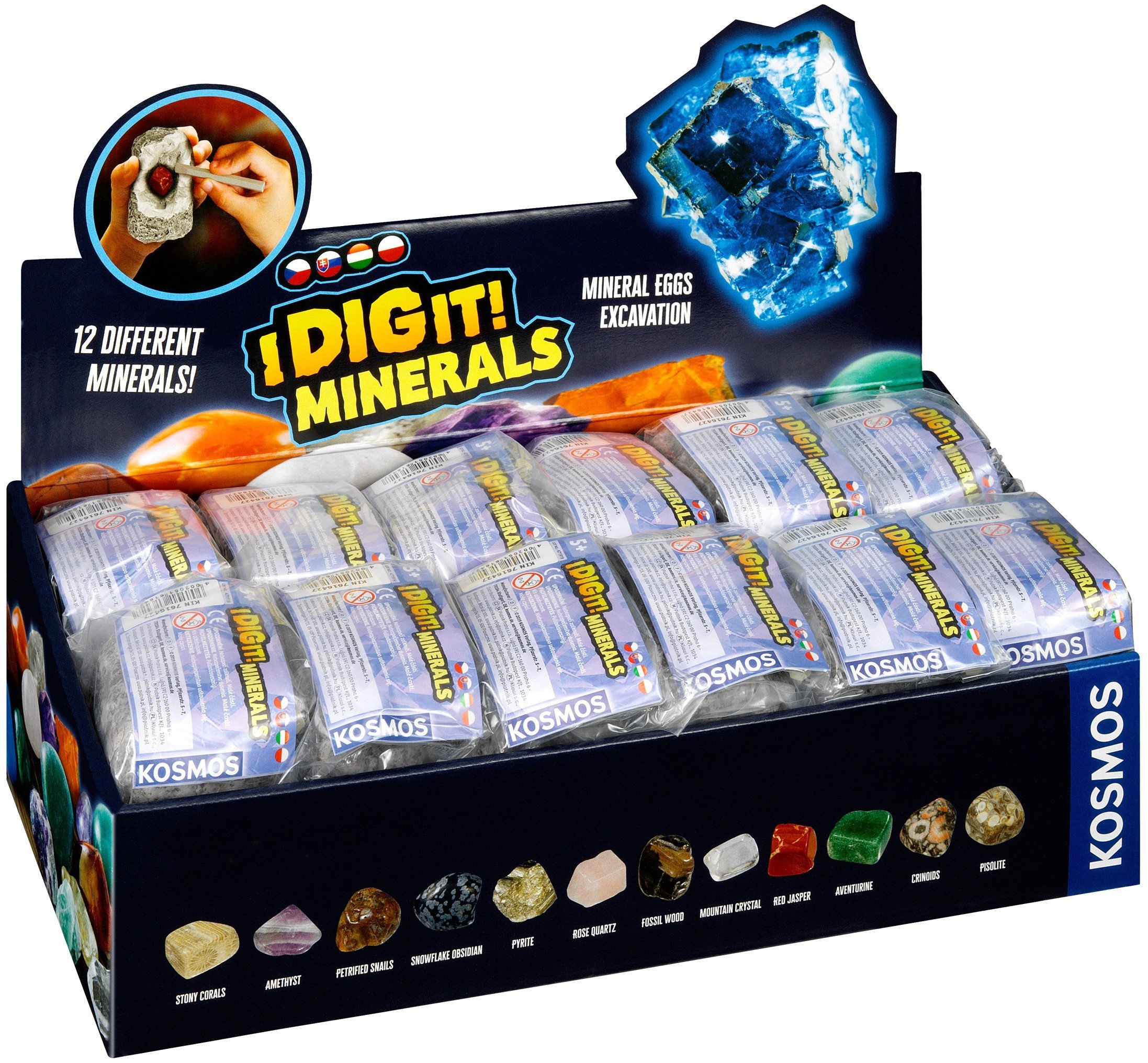 TOY MINERALS EGG I DIG IT KOSMOS