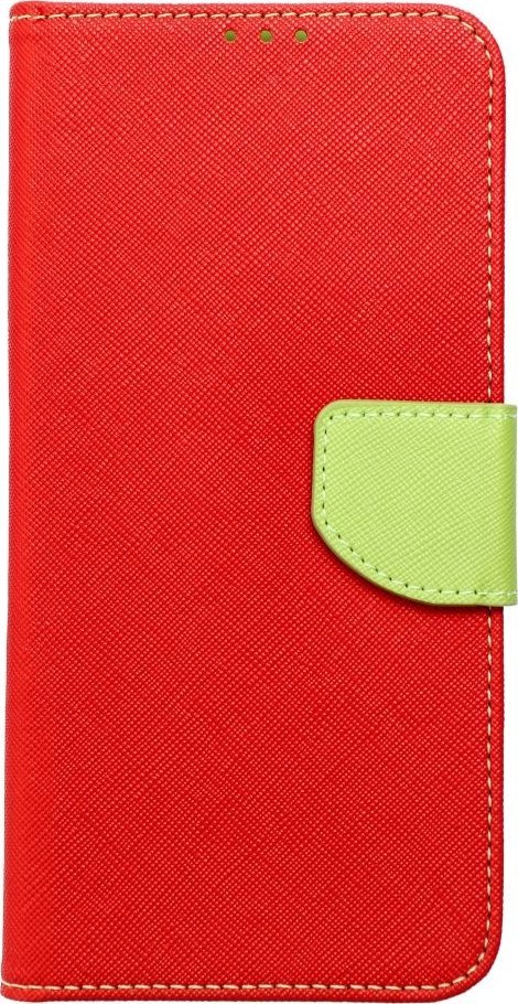 OEM Kabura Fancy Book do SAMSUNG M13 4G czerwony / limonka