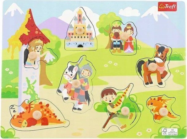 Trefl Puzzle drewniane dla dzieci PREMIUM QUALITY Zamek