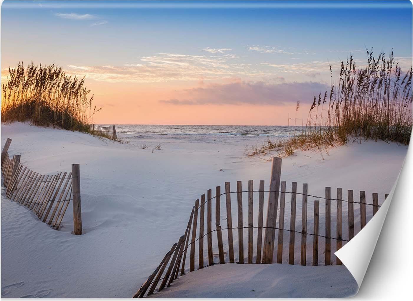 CaroGroup FOTOTAPETA Morze Plaża Wydmy Piasek 200x140