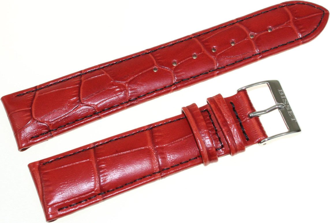 Bisset Skórzany pasek do zegarka Bisset 20 mm BS-123.20.18.04