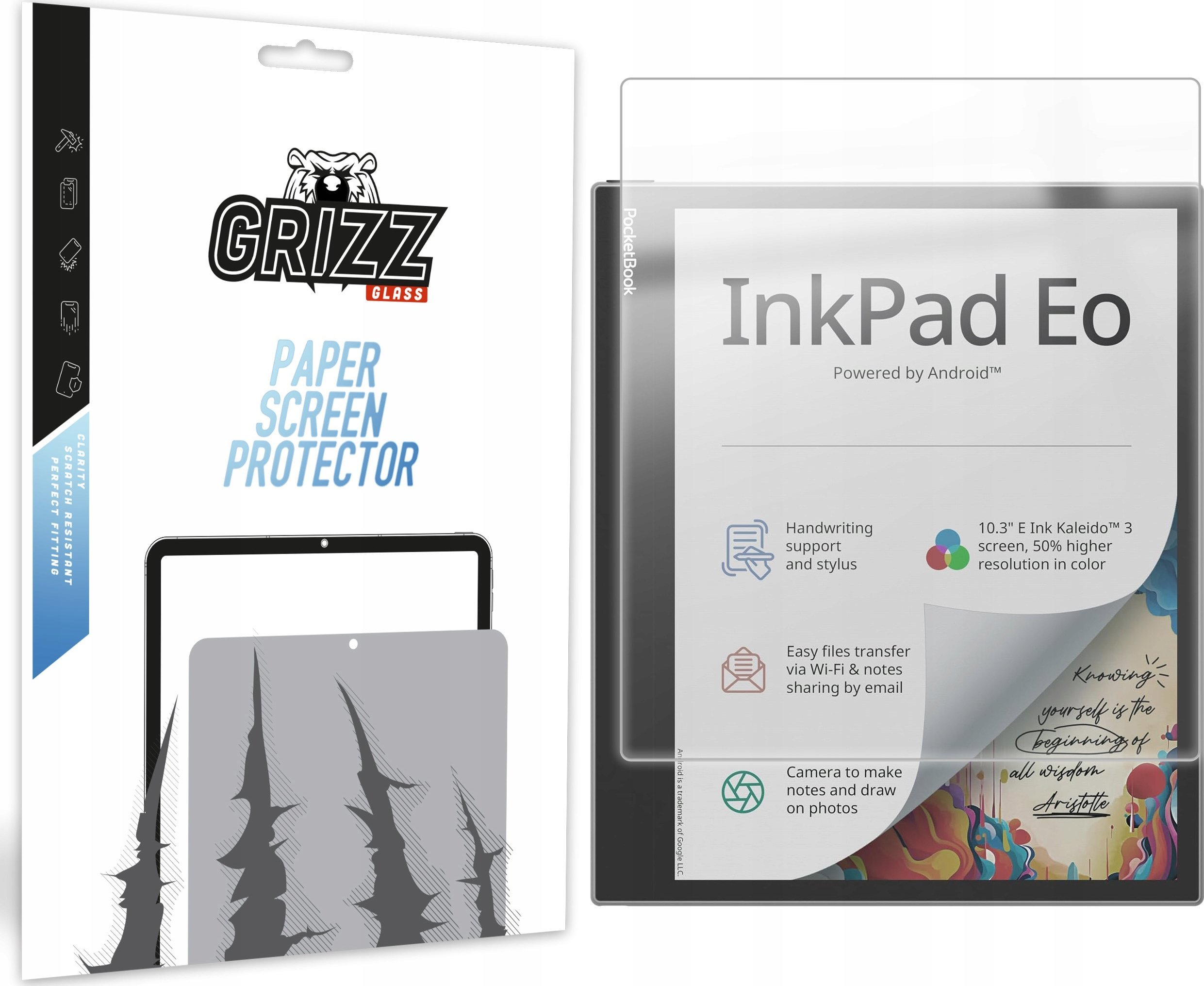 Folia matowa GrizzGlass PaperScreen do Pocketbook InkPad Eo