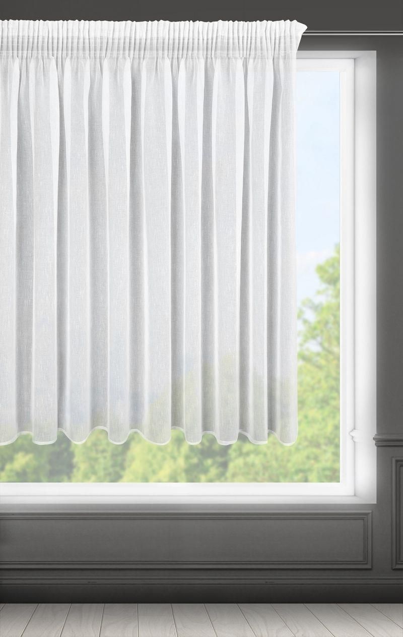 Eurofirany Firana gotowa biała 300X145 300 x 145 cm