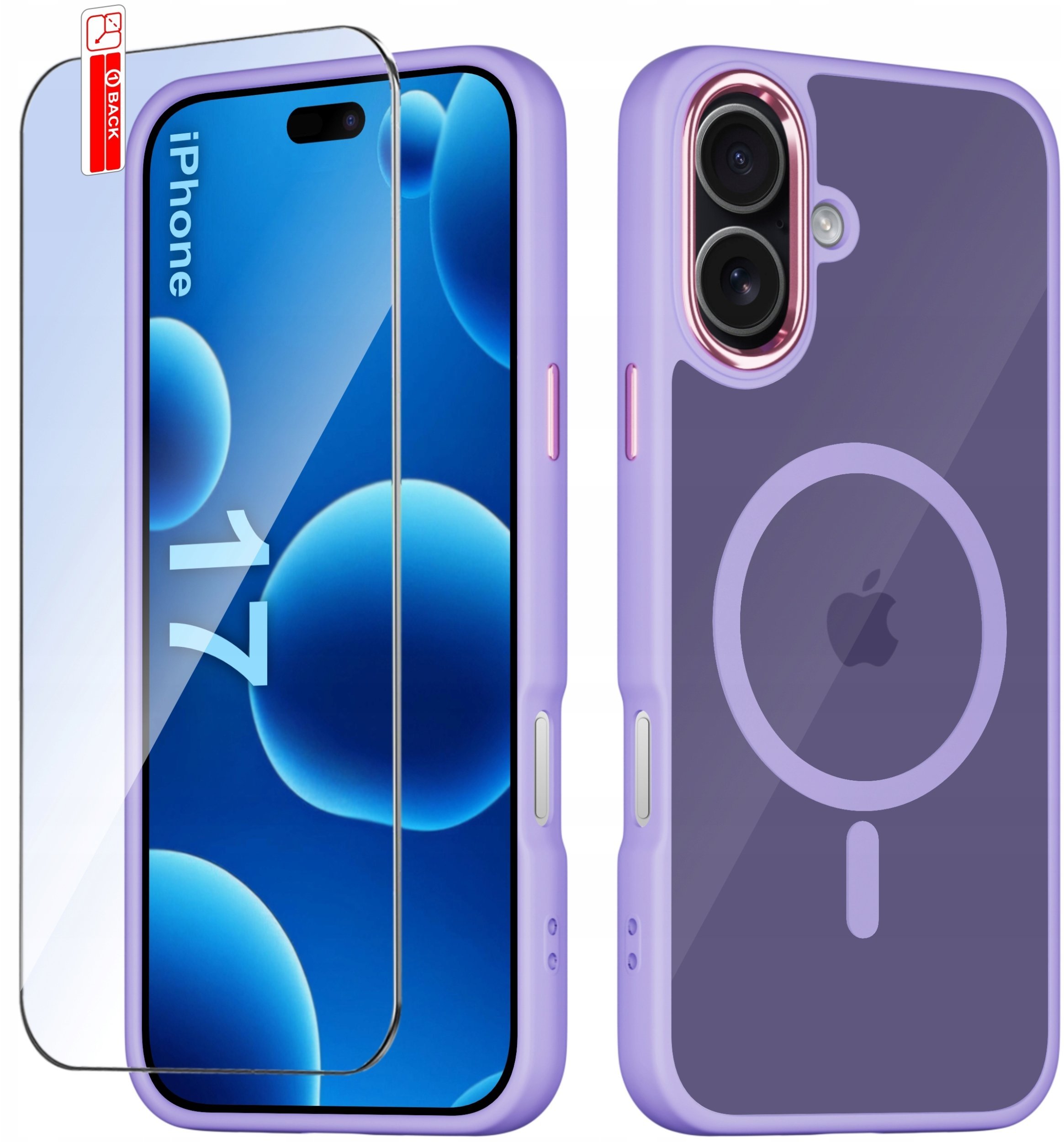 Etui do iPhone 17 CASE do MagSafe MATOWE Magnetyczne PREMIUM + Szkło 9H