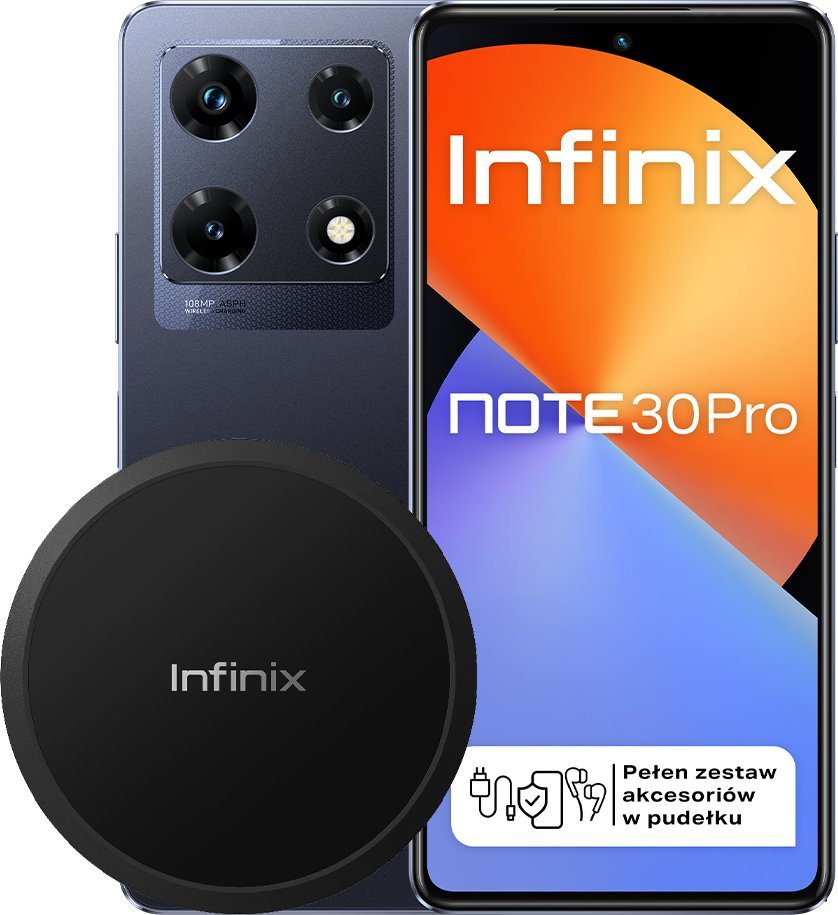 Smartfon Infinix Note 30 Pro 8/256GB Czarny (I/X678B/8-256/BLACK)