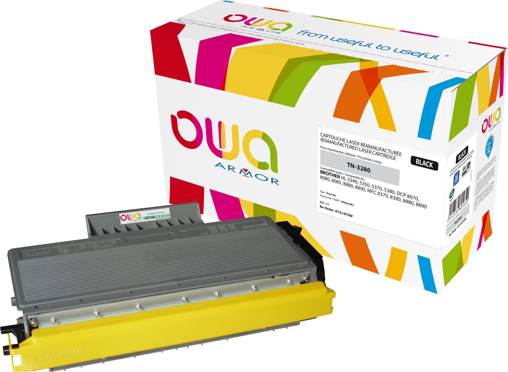 Toner OWA Armor Yellow (K15147OW)