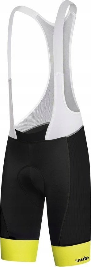 Spodenki rowerowe zeroRH+ Hero black-white-acid yellow - XL