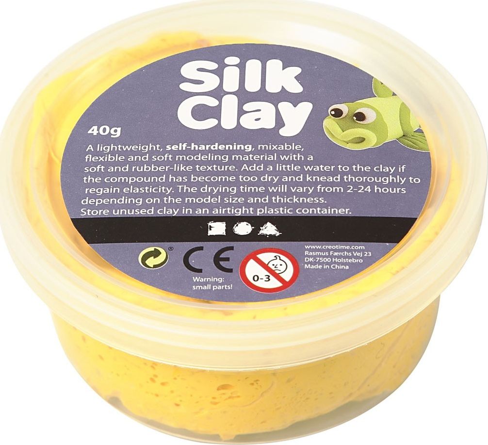 Creativ Company Masa Silk Clay Żółta 40 g