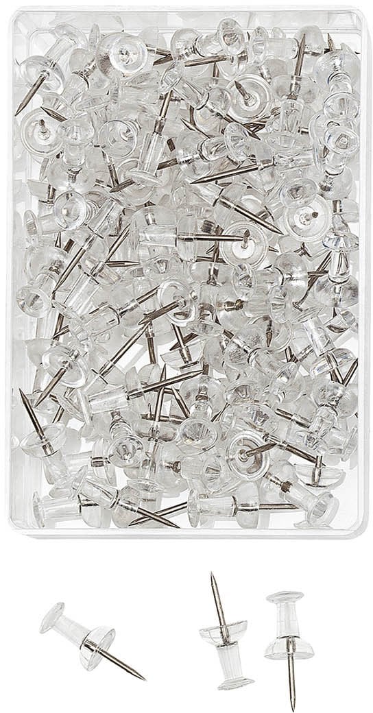 WEDO Pinnadeln Diaboloform in 100er Klarsichtdose Länge 2,3