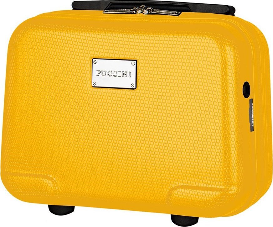 Puccini Kufer twardy PUCCINI PANAMA PCQM029 6C Żółty