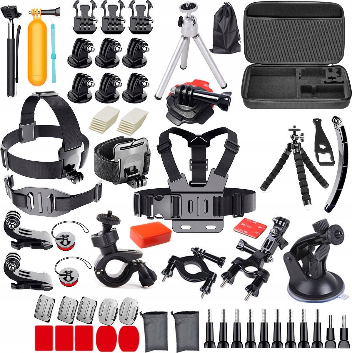 Zestaw Akcesoriów Xl Do Gopro Hero 11 10 9 Black