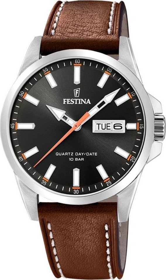 Zegarek Festina Zegarek męski Festina F20358-2 brązowy