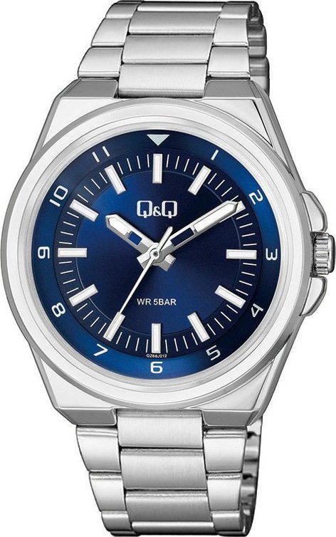 Zegarek QQ Zegarek męski QQ QZ68-212 srebrny