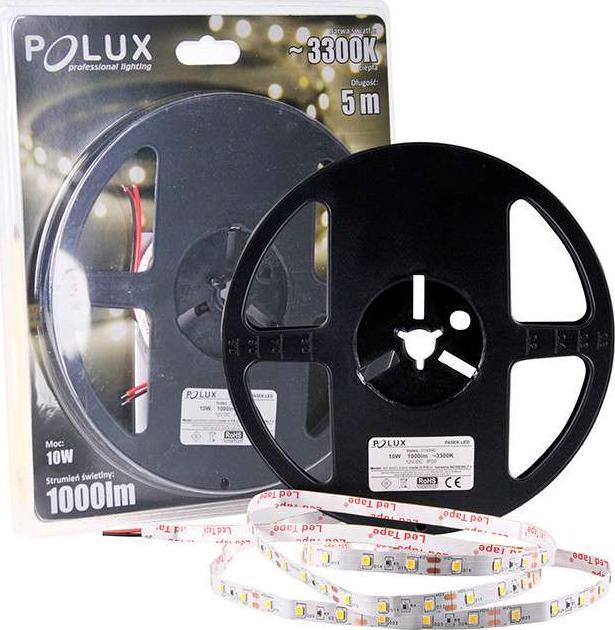 Taśma LED Polux Taśma LED 314390 Polux 10W 3300K biała ciepła IP20 biała
