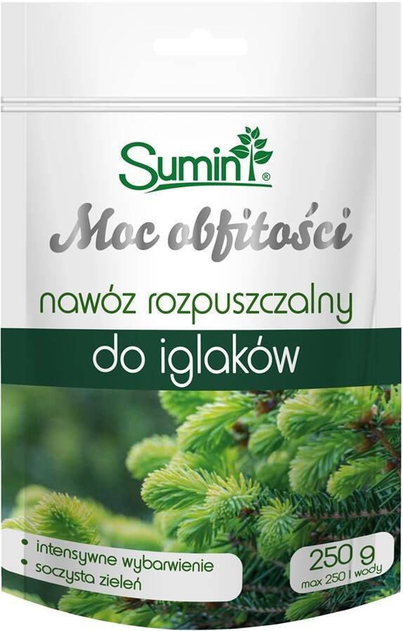 Nawóz rozpuszczalny do iglaków - Moc Obfitości 250 g - Sumin