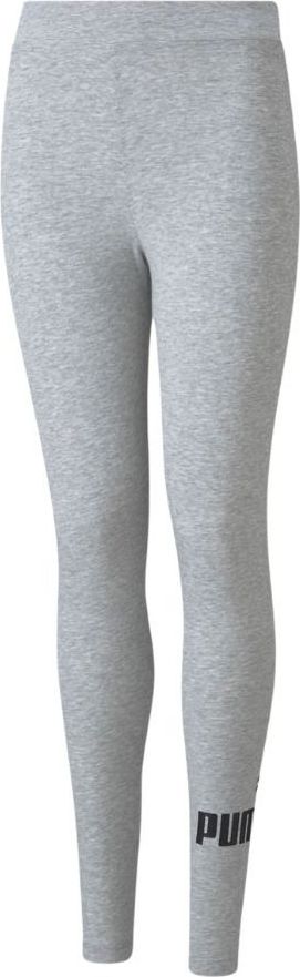 Puma Legginsy dla dzieci Puma ESS Logo Leggings jasnoszare 587035 04 152cm
