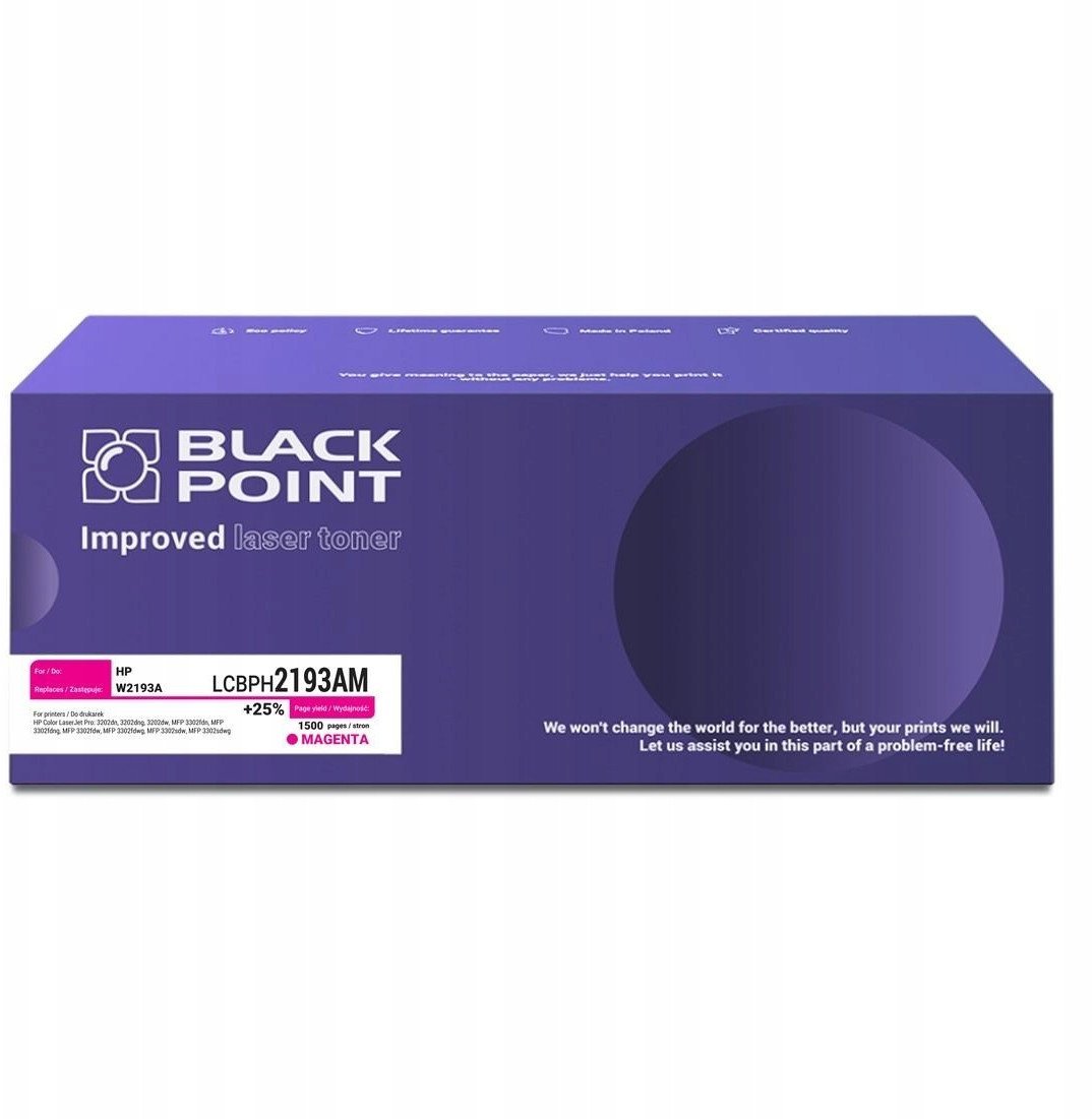 [LCBPH2193AM] Toner Black Point Color (HP W2193A)