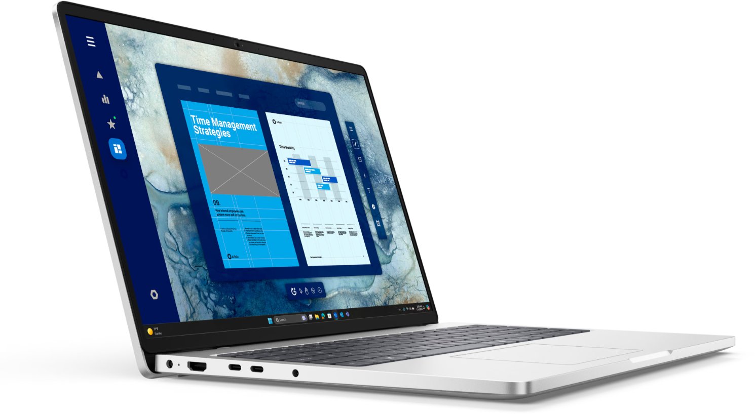 Laptop Dell Pro 16 PC16250 | 16 " | IPS | FHD+ | Anti-glare | Intel Core Ultra 5 | 235U | 16 GB | DDR5 | Solid-state drive capacity 512 GB | Intel Gra