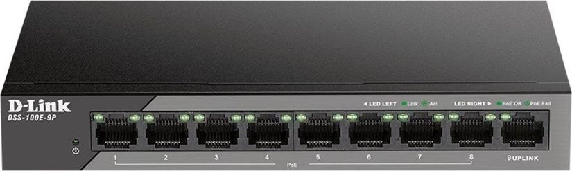 Switch D-Link DSS-100E-9P