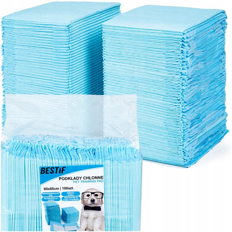 Podkłady chłonne i maty BPC01 60x60 cm 100szt Bestif
