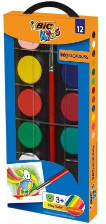 Bic Farby akwarelowe 12 kolorów