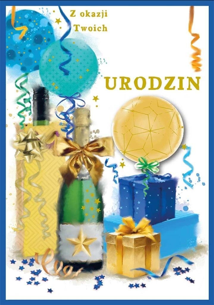 KUKARTKA Karnet DK-1223 Urodziny (wymienne cyfry)