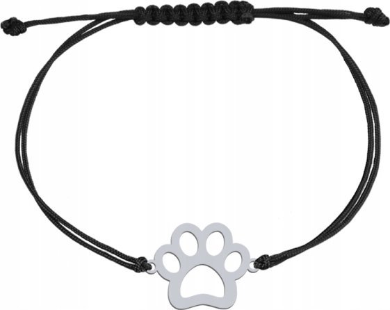 Radziszewska Jewellery Srebrna Bransoletka ŁAPKA PSA DEDYKACJA